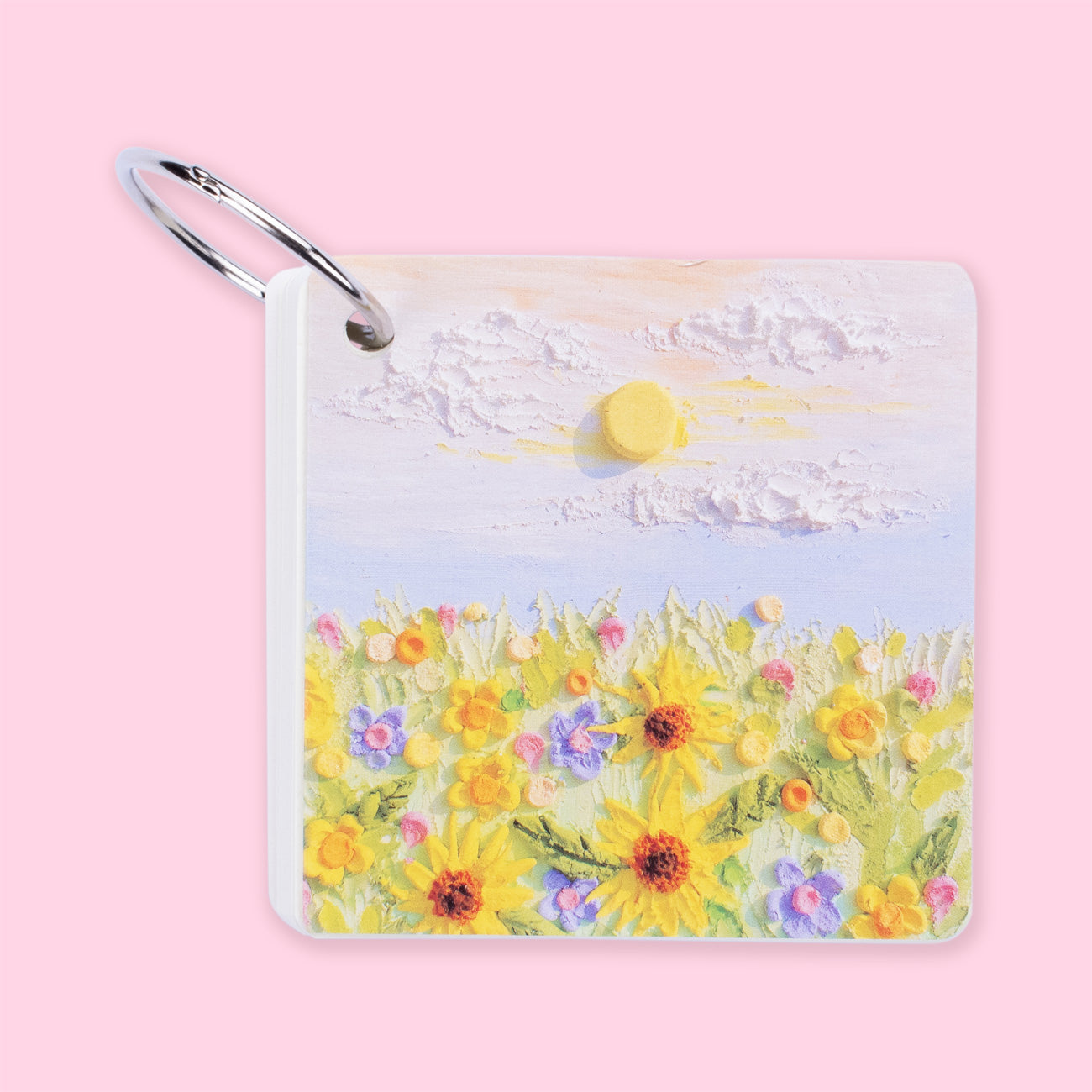 Oil painting Landscape Memo Pad - Sunshine