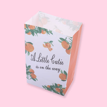 Orange Paper Bag - A Little Cutie - Stationery Pal