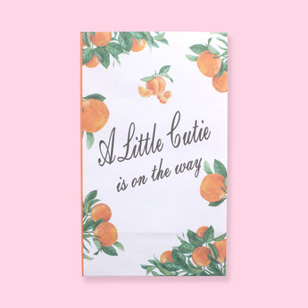 Orange Paper Bag - A Little Cutie - Stationery Pal