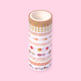 Orange Series Washi Tape - Set of 10 - Stationery Pal