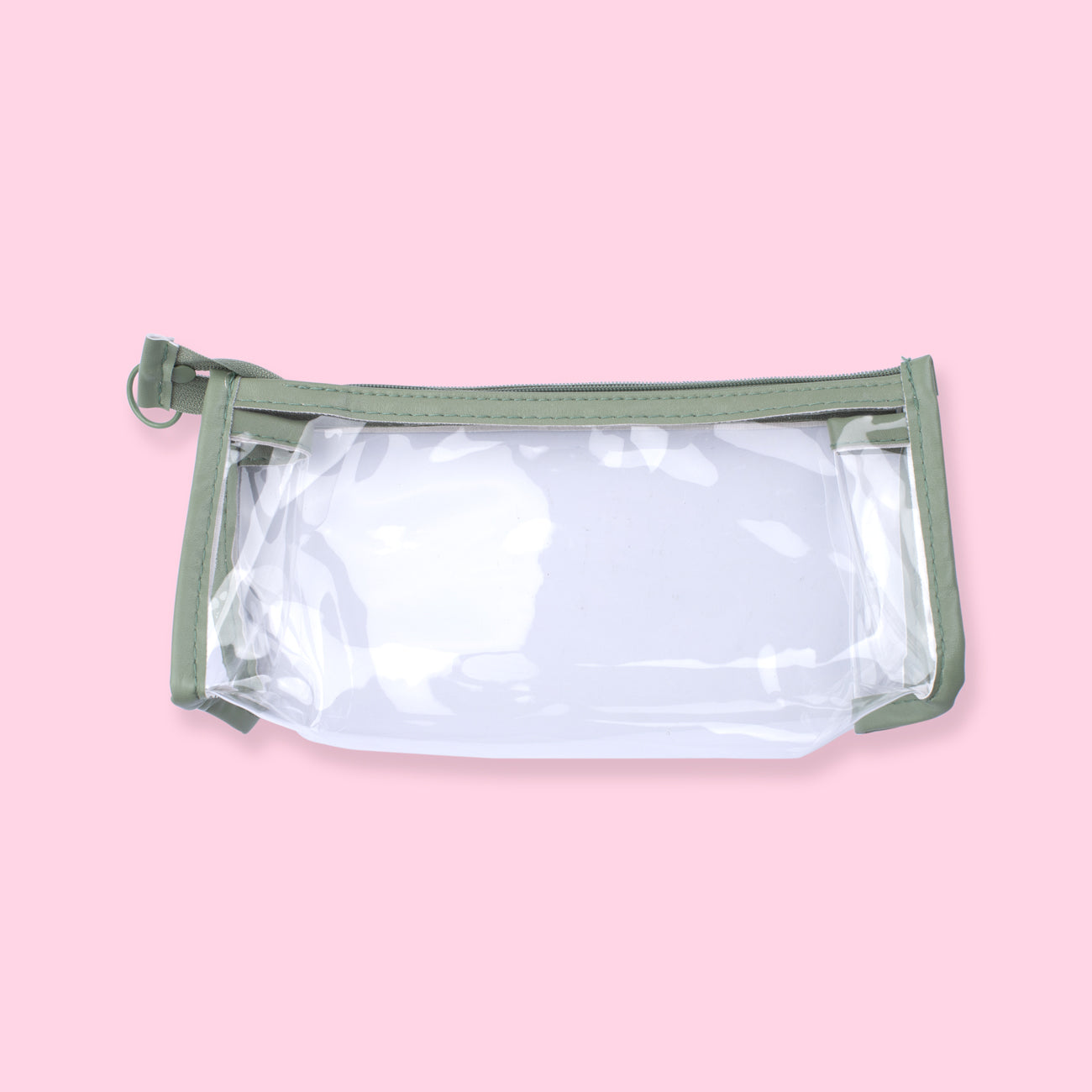 Transparent Pencil Case - Green - Stationery Pal