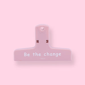 Pastel Paper Clip - Be The Change - Sakura - Stationery Pal