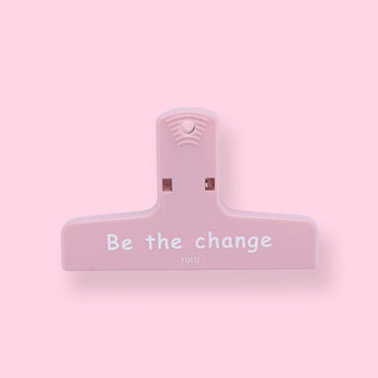 Pastel Paper Clip - Be The Change - Sakura - Stationery Pal