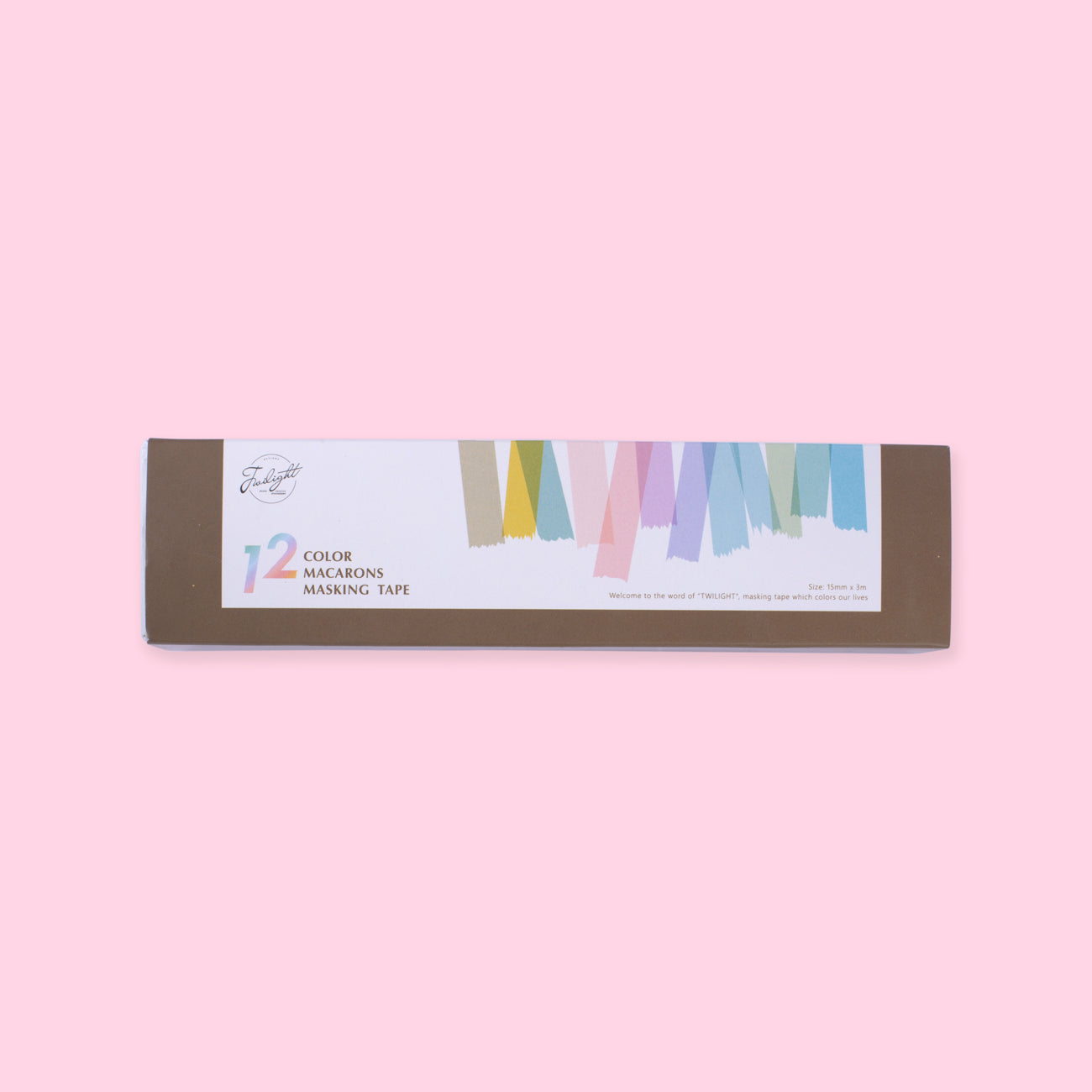 Pastel Wide Washi Tape - Set of 12