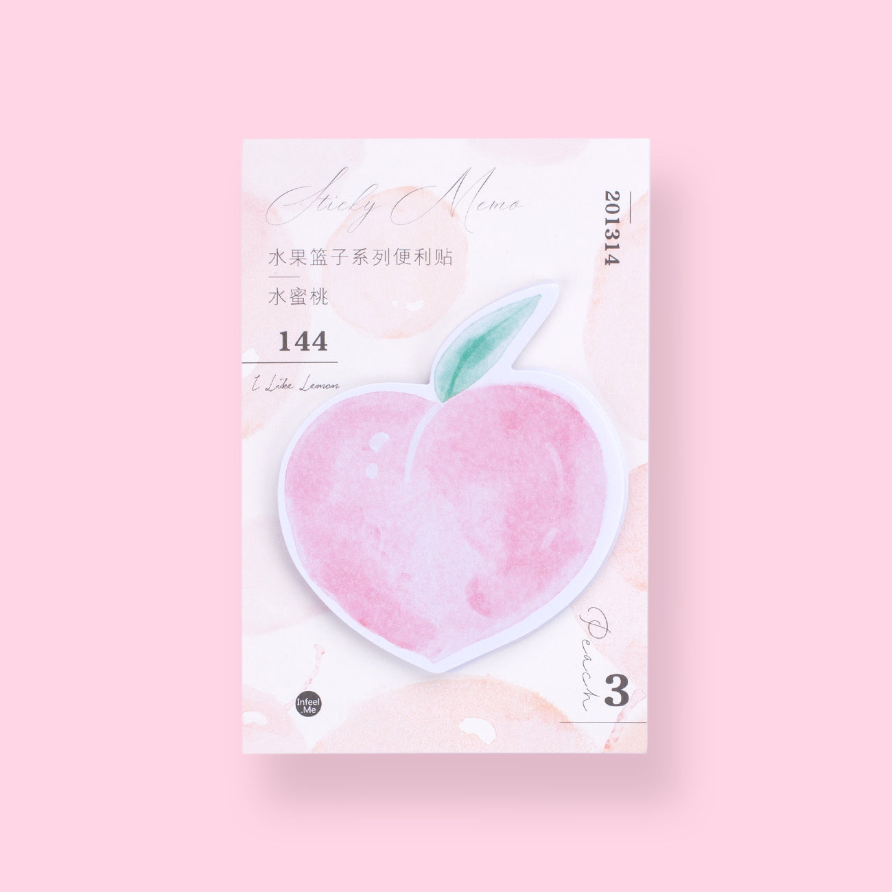 Peach Sticky Notes - Stationery Pal