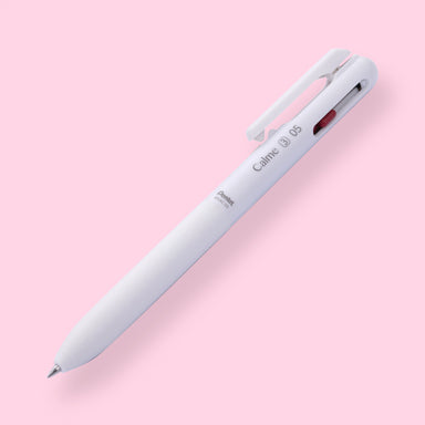 Pentel Calme 3 Color Multi Pen - 0.5 mm - White Body - Stationery Pal