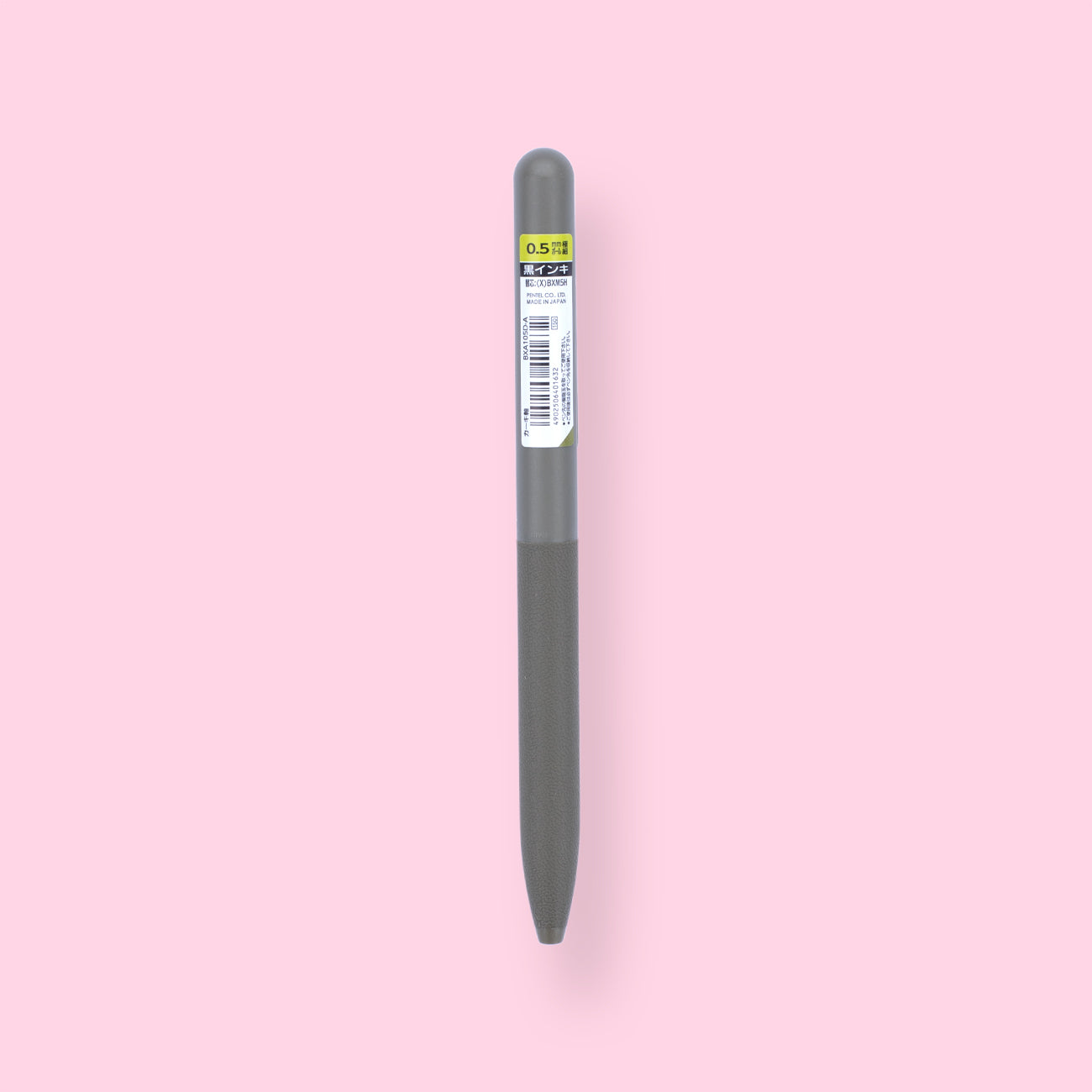 Pentel Calme Ballpoint Pen - 0.5 mm - Khaki Body - Black Ink