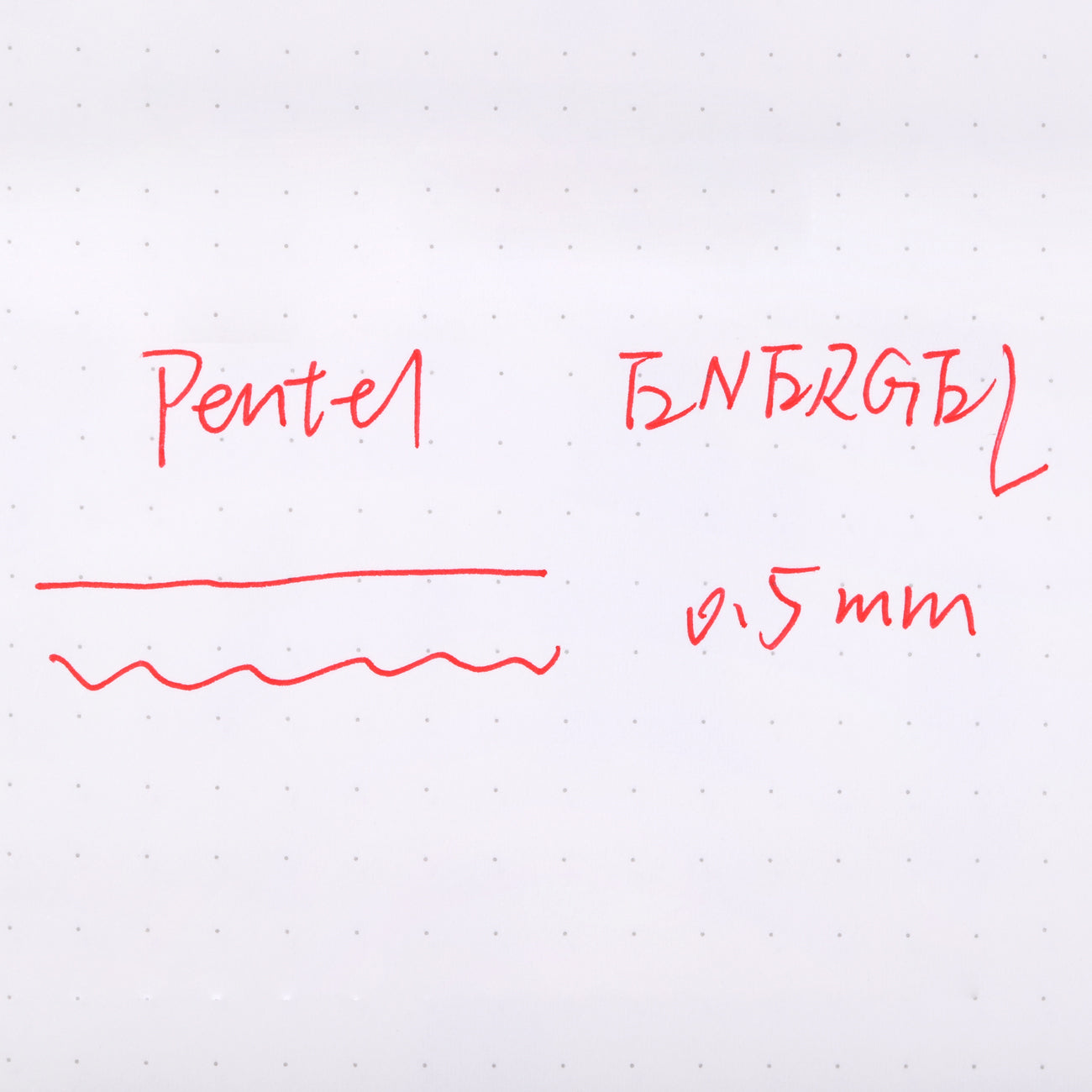Pentel EnerGel Infree Gel Pen - 0.5 mm - Red