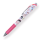 Pentel Energel × Chibi Maruko-chan Limited Edition Gel Pen - 0.5 mm - Pink Body - Stationery Pal