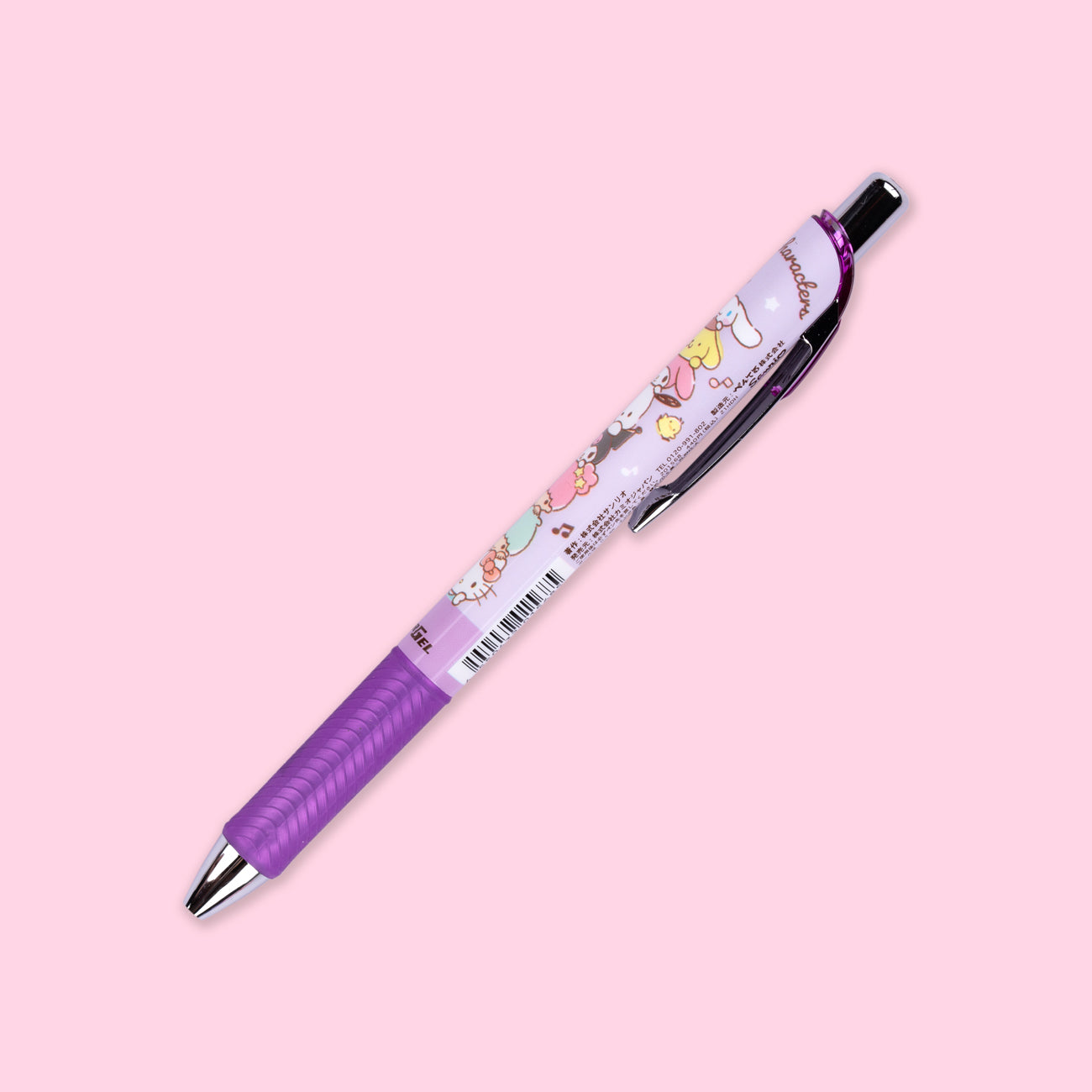 Pentel Energel × Sanrio Characters Limited Edition Ballpoint Pen - 0.5mm - Black - Stationery Pal