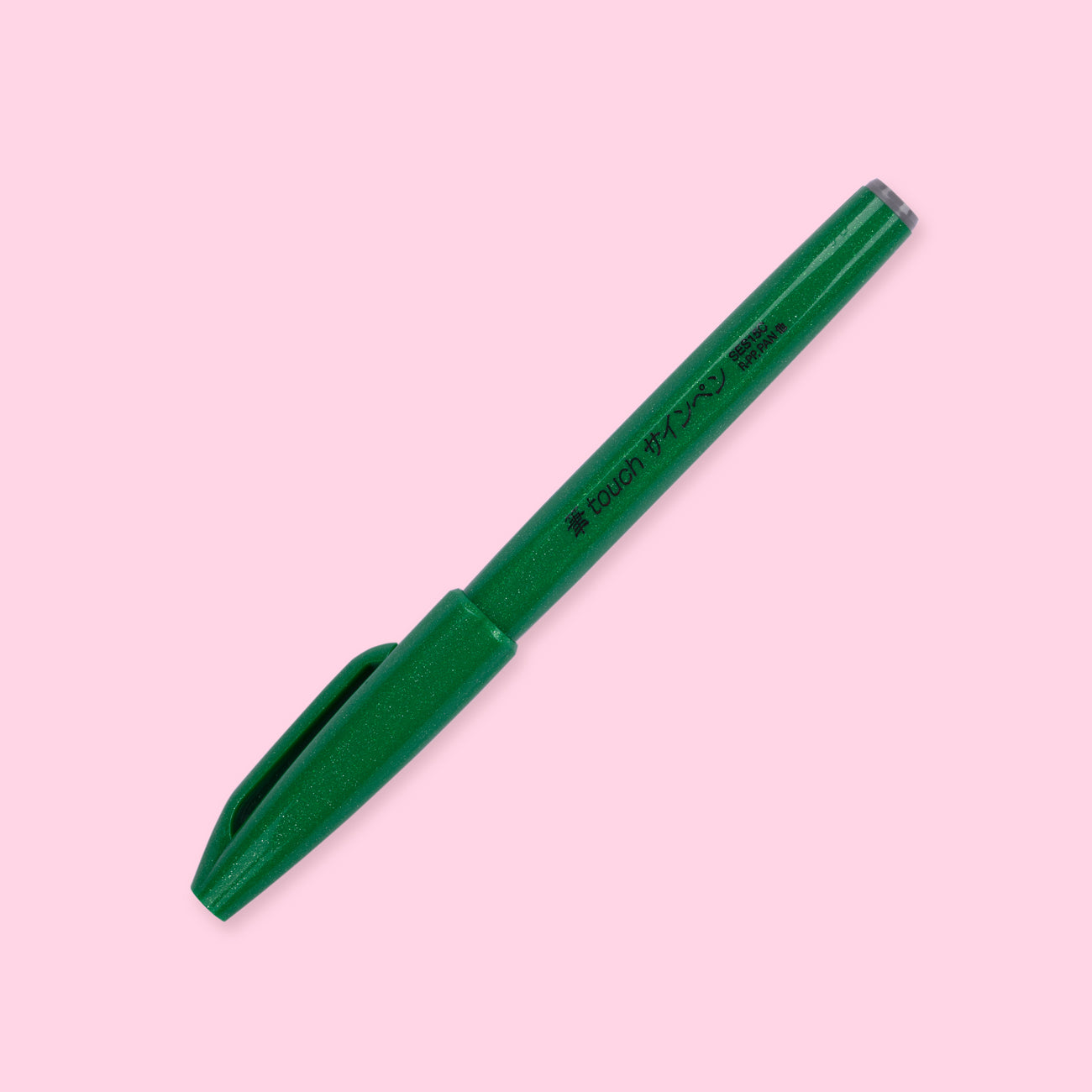 Pentel Fude Touch Brush Sign Pen - Green - Stationery Pal