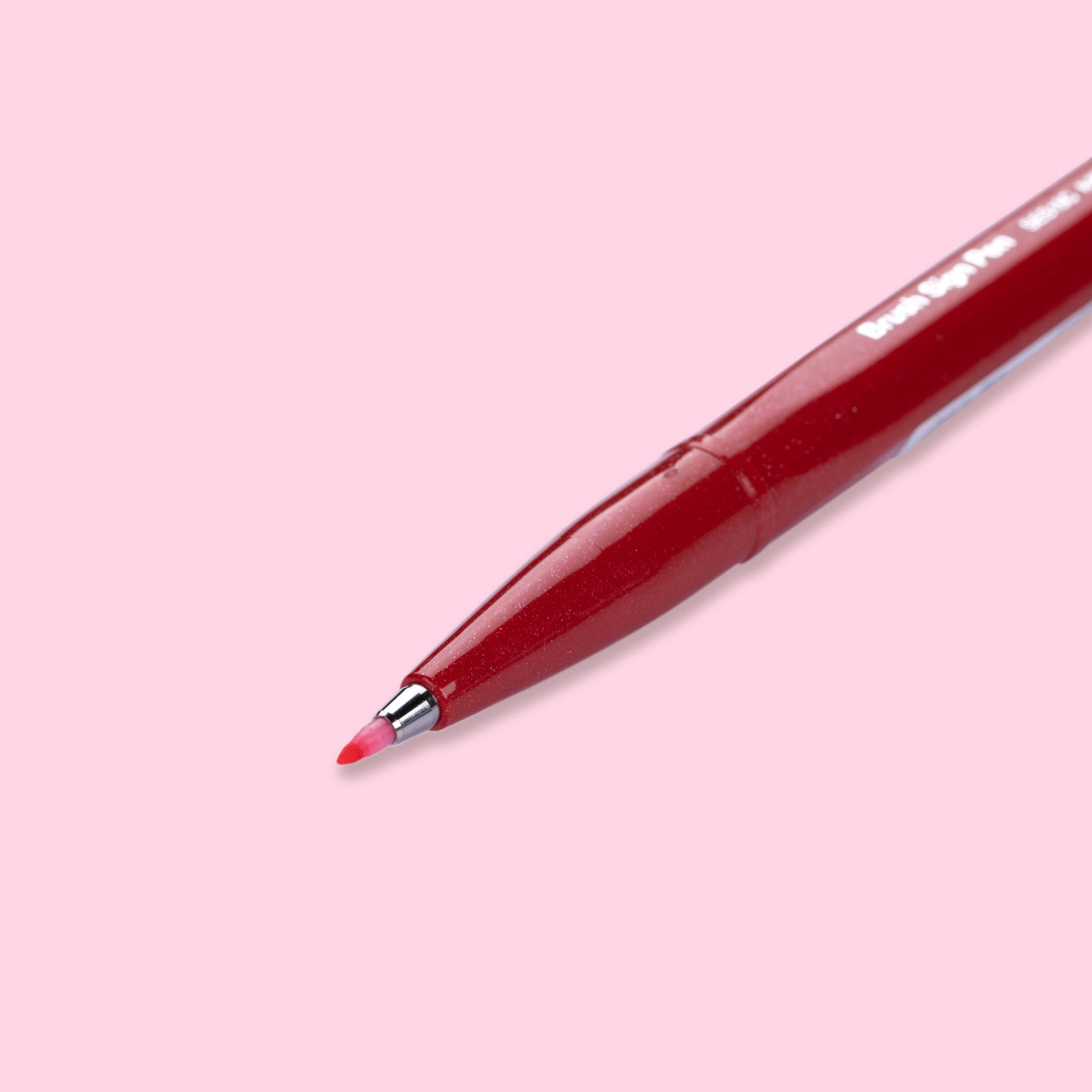 Pentel Fude Touch Brush Sign Pen - Red - Stationery Pal