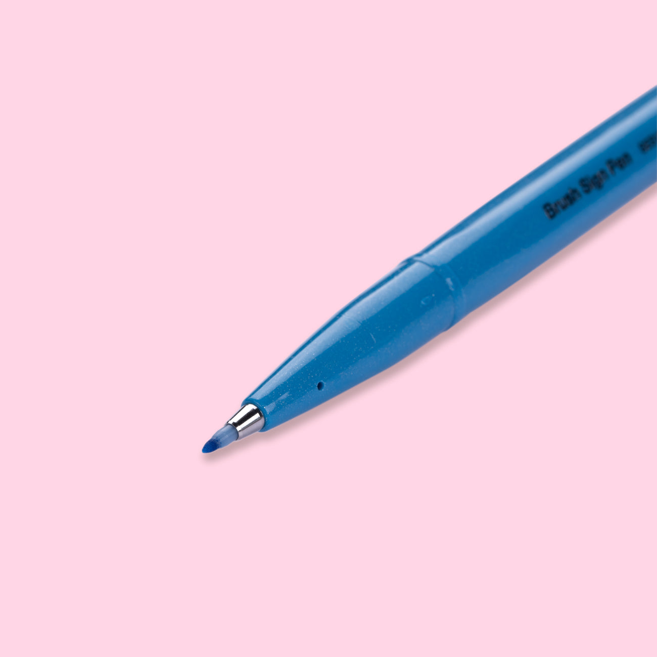 Pentel Fude Touch Brush Sign Pen - Sky Blue