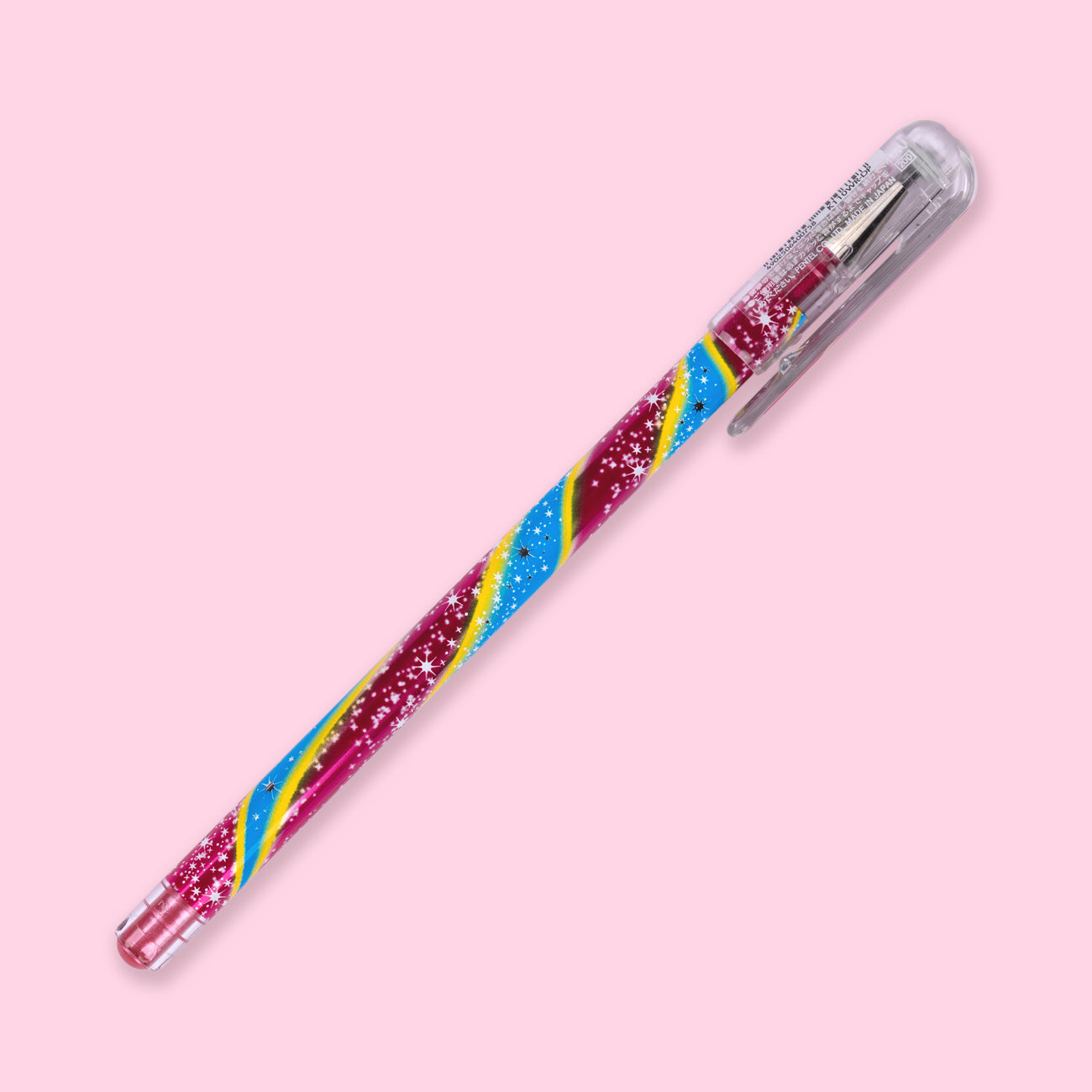Pentel Hybrid Dual Metallic Pen Limited Design - 1.0 mm - Pink + Metallic Pink