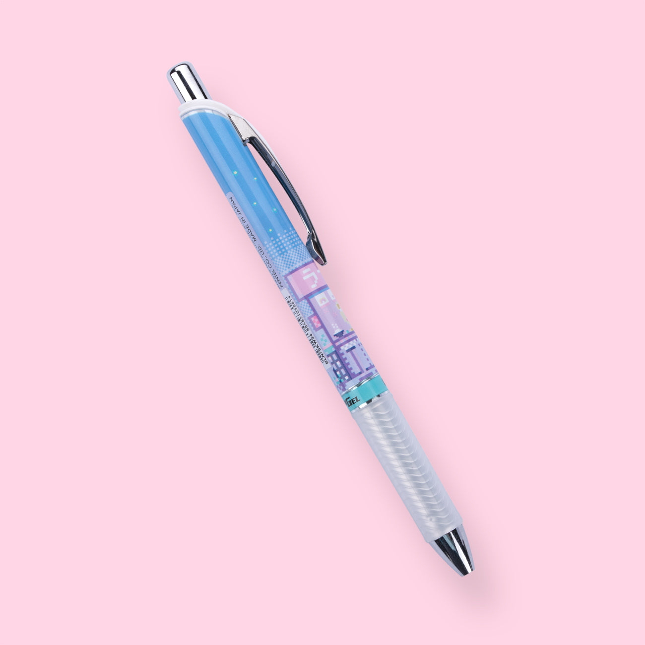 Pentel Limited Edition Energel Kawaii +5 Retractable Gel Roller Pen - Kuma Bear - Stationery Pal