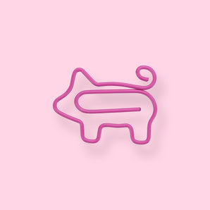 Piggy-Shaped Paper Clip - Stationery Pal