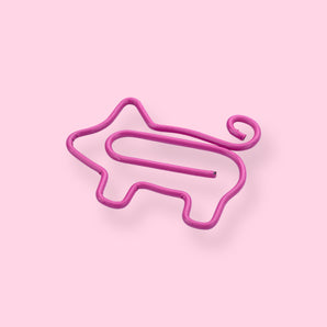 Piggy-Shaped Paper Clip - Stationery Pal