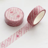 Pink Heart Washi Tape - Stationery Pal