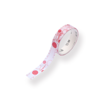 Pink Heartbeat Washi Tape - Set of 5 - Stationery Pal