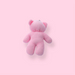 Plushy Teddy Bear Keychain - Pink