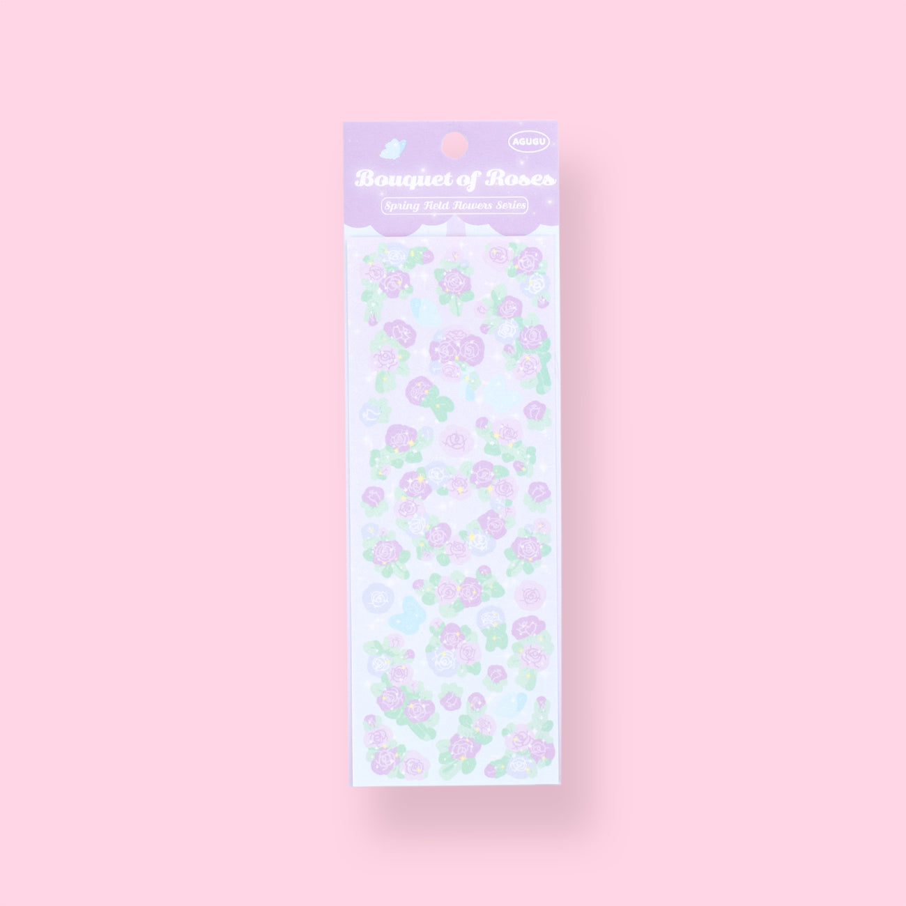 Polco Deco Stickers - Purple Rose - Stationery Pal