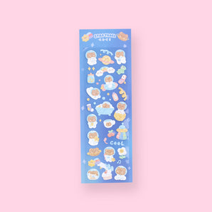 Polco Star Travel Stickers - Blue - Stationery Pal