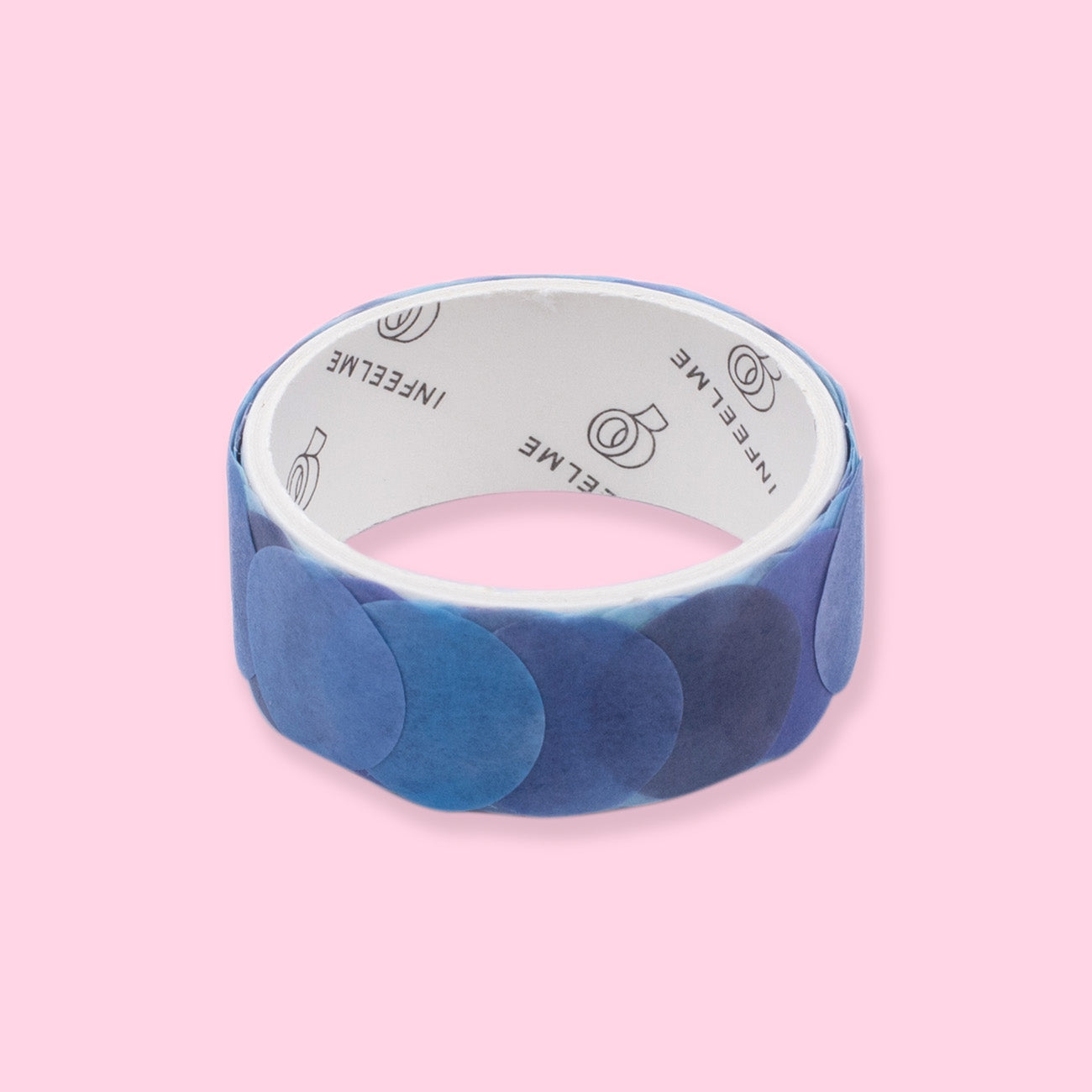 Polka Dot Washi Sticker - Blue