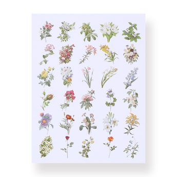 Prosperity Flower Sticker Pack - Stationery Pal