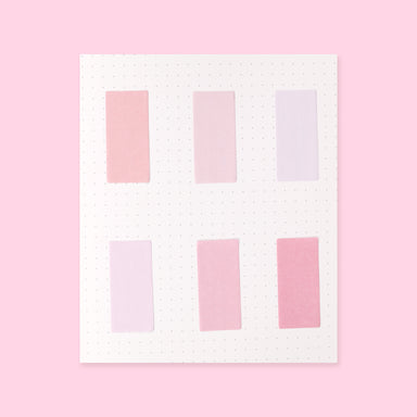 Pure Color Sticky Notes - Pink