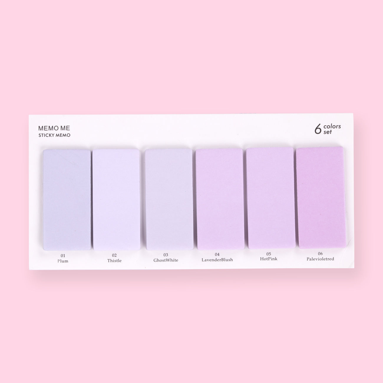 Pure Color Sticky Notes - Violet