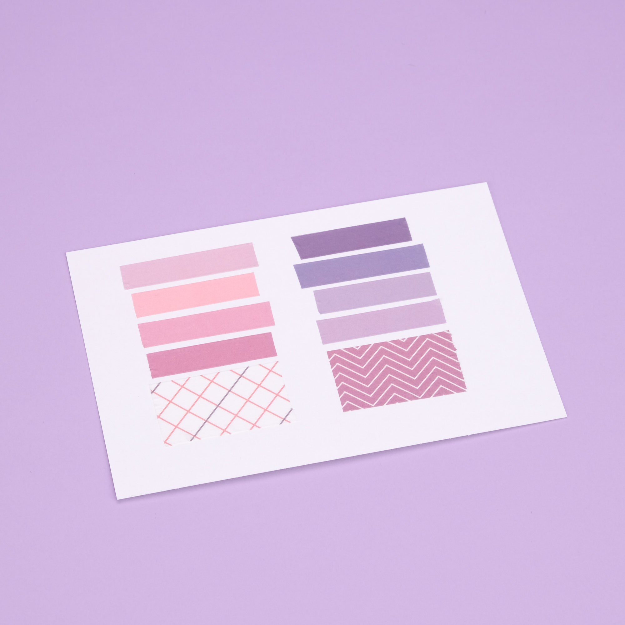 Purple Palette Washi Tape - Set of 10