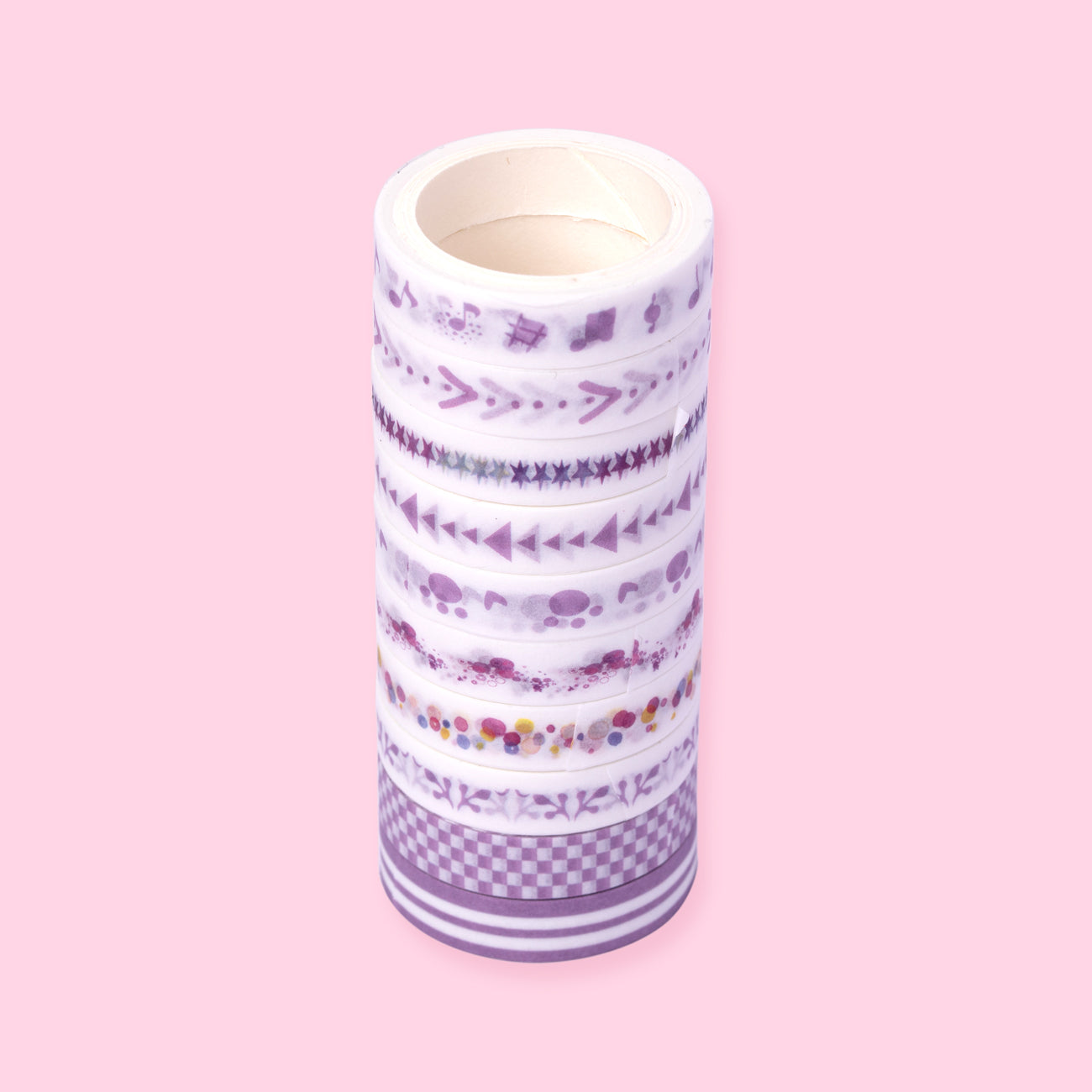 12 Purple Hello Paris Washi Tape Bundle Graphic by Heyv Studio · Creative  Fabrica