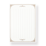 Retro Letter Paper - White - Stationery Pal