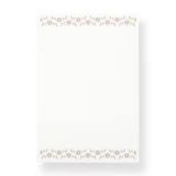 Retro Letter Paper - White - Stationery Pal