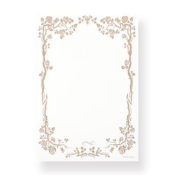 Retro Letter Paper - White - Stationery Pal