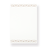 Retro Letter Paper - White - Stationery Pal