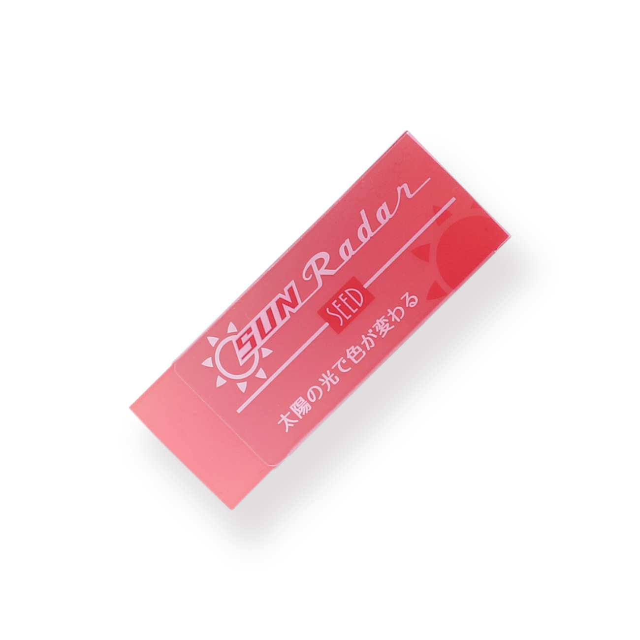 SEED Sun Radar Eraser - Pink - Stationery Pal