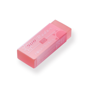 SEED Sun Radar Eraser - Pink - Stationery Pal