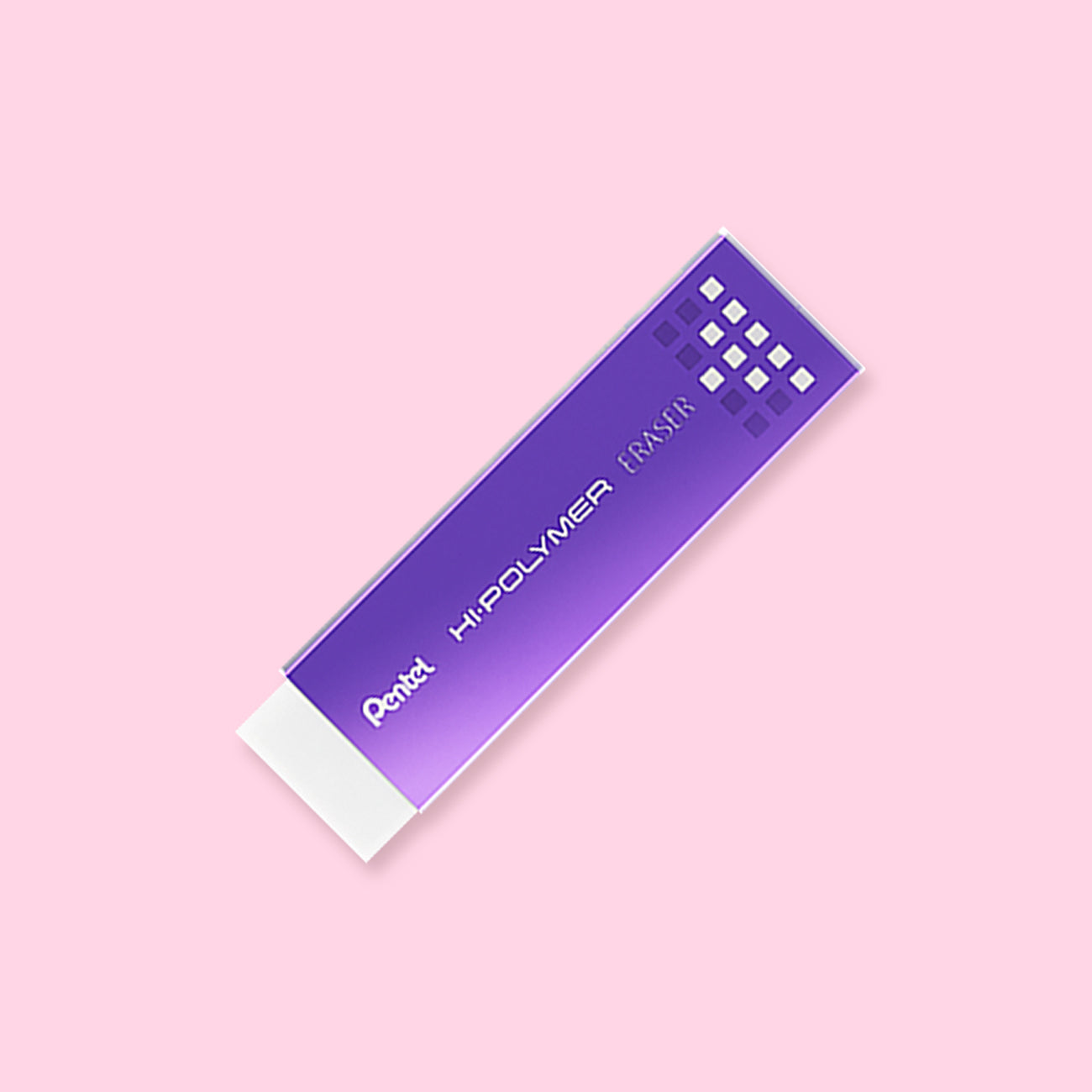 Pentel Slim Hi-Polymer Eraser - Metallic Purple