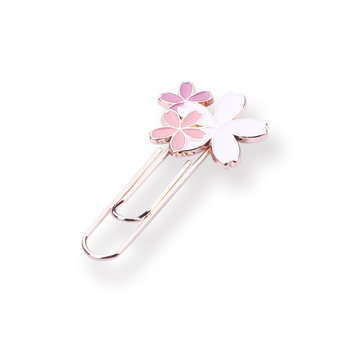 Sakura Bookmark - 3 Blossoms - Stationery Pal