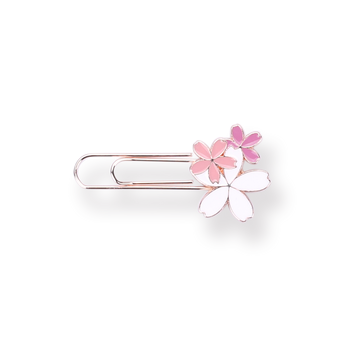 Sakura Bookmark - 3 Blossoms - Stationery Pal