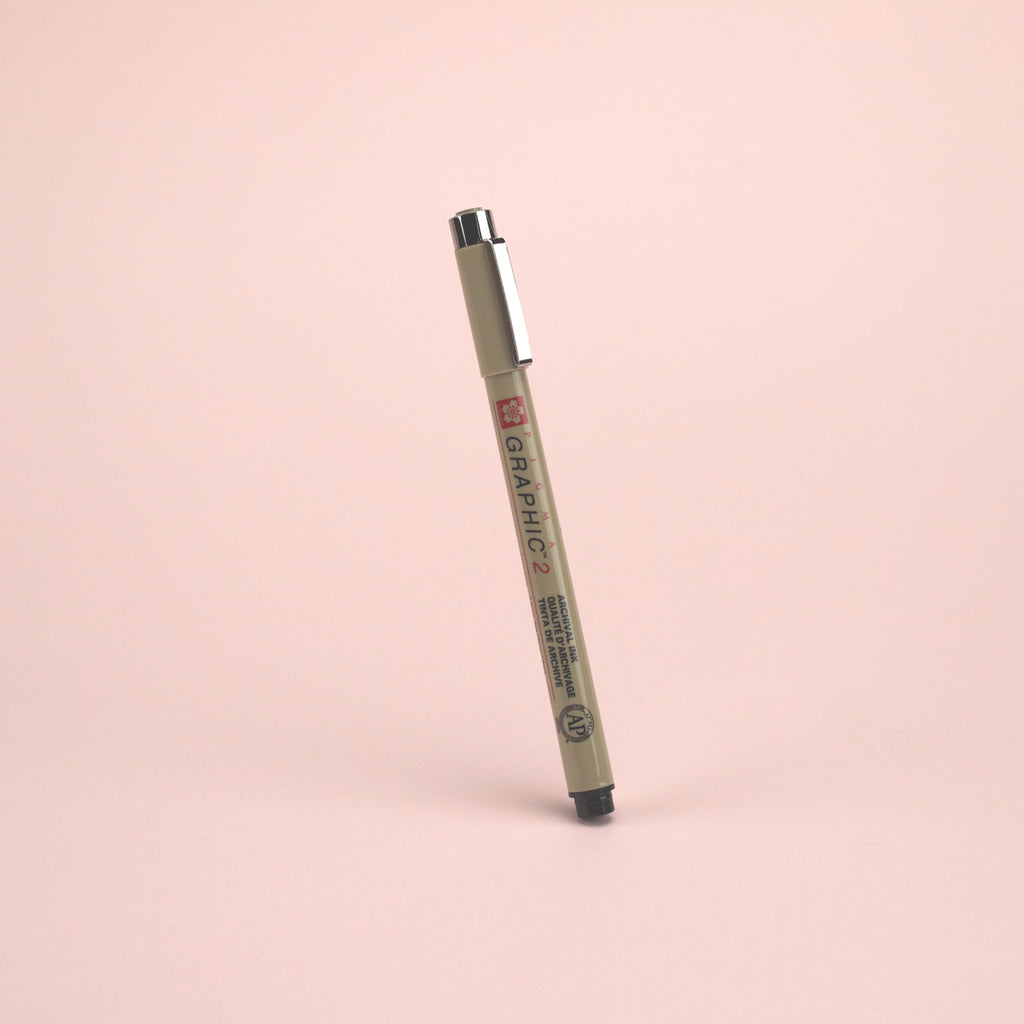 Sakura Pigma Graphic Pen 1.0 mm [Pack of 12] (87578-PK12)