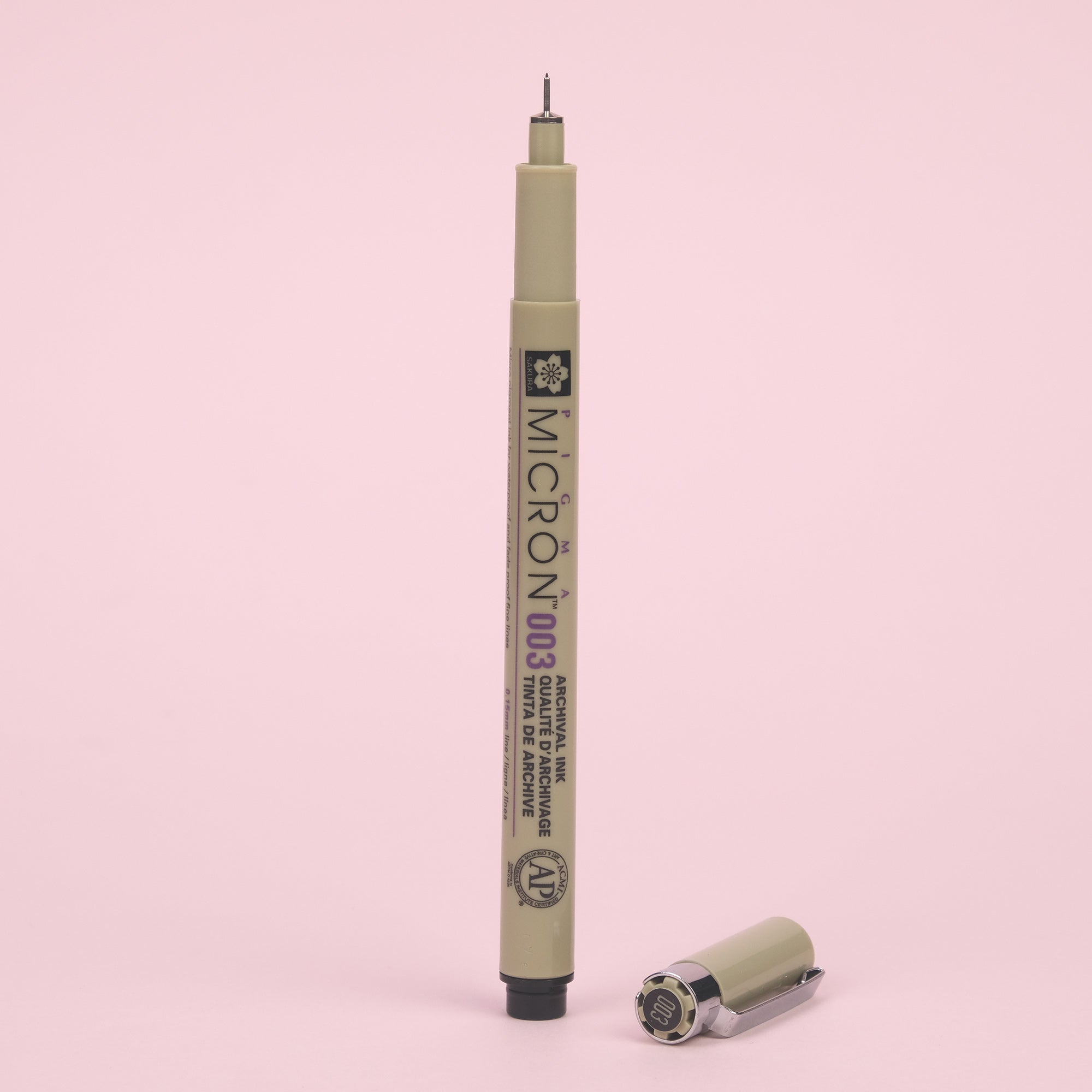 Black - Pigma Micron Pen 003 .15mm - Sakura