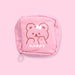 Sanitary Napkin Storage Pouch - Pink Bear