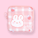 Sanitary Napkin Storage Pouch - Pink Rabbit - Stationery Pal