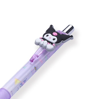 Sanrio Kuromi Gel Pen - 0.5 mm - Purple Ink - Stationery Pal