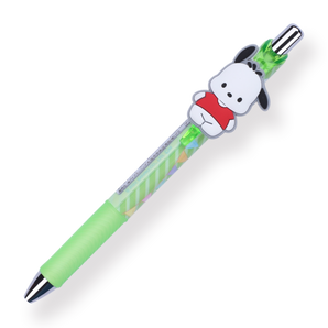 Sanrio Pochacco Gel Pen - 0.5 mm - Green Ink - Stationery Pal