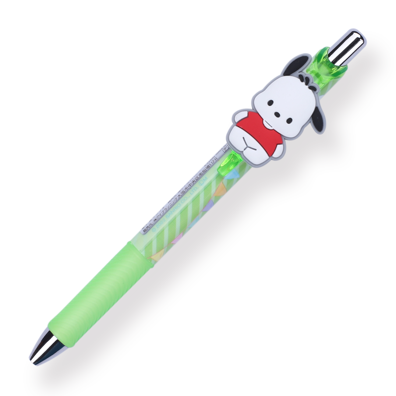 Sanrio Pochacco Gel Pen - 0.5 mm - Green Ink - Stationery Pal