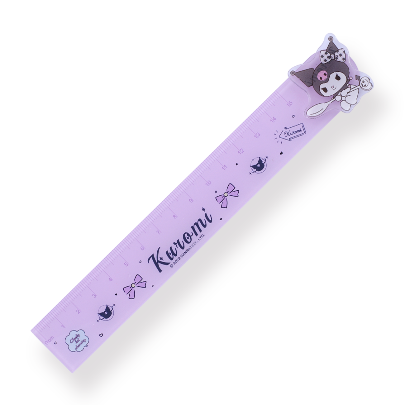 Sanrio Ruler - 15 cm - Kuromi - Stationery Pal