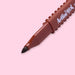 Shachihata Artline Stix Brush Marker - Brown